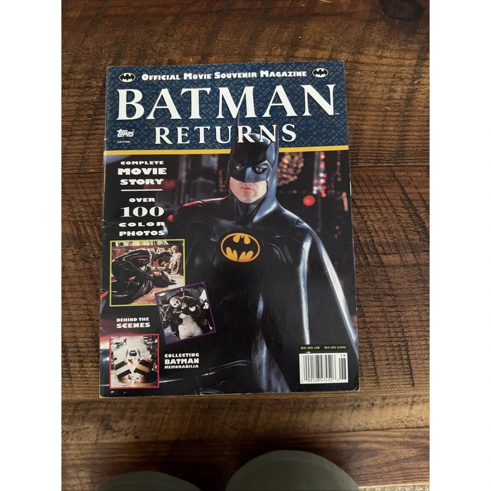 Batman Returns Official Movie Souvenir Magazine 1992 Topps Over 100 Color Photos